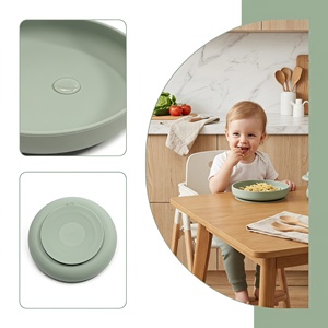 <span class=keywords><strong>Assiette</strong></span> à ventouse en silicone pour bébé de qualité alimentaire, nouvelle arrivée, vente chaude - Product Image 6