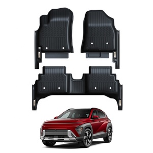 Commercio all'ingrosso della fabbrica tappetini TPE 5D copertura completa con davanzale della porta laterale tappeto TXR Auto accessori interni per <span class=keywords><strong>Hyundai</strong></span> <span class=keywords><strong>Kona</strong></span> 2024- - Product Image 2