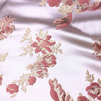 Tissu métallique pour robe à motif de brocart