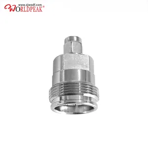 Conversor coaxial rf tipo l20, mini din jack coaxial 4.3-10 fêmea para sma/bnc/tnc/conector adaptador de tomada