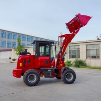 Chargeuse sur pneus efficace, capacité de charge nominale de 1000 kg, godet de 1,0 m³, hauteur de déchargement de 2800 mm, puissance élevée, machine de construction agricole