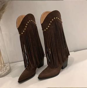 Over <span class=keywords><strong>Boots</strong></span> Chaussures pour femmes Nouvelle collection Bottes longues imperméables à la pluie pour l'extérieur Vente saisonnière sur des bottes longues - Product Image 4
