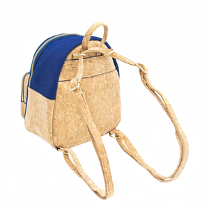 Sac à dos durable en liège et en toile pour enfants Conception écologique légère pour l'école et les voyages - Product Image 3