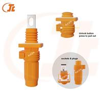 Conector de Terminal de Batería de Litio a Prueba de Agua, ABS, 1500V, Recto, para Gabinete de Almacenamiento de Energía