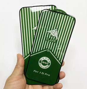 Galvanoplastia Aceite de huella dactilar 300C Super Large ARC HD OG Protector de pantalla de vidrio templado para iPhone 16 Pro Max Film - Product Image 1