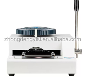 PVC Card Embossing Machine Semi-Automatic Aluminum <b>Dog</b> <b>Tag</b> Embossing Machine - Product Image 3
