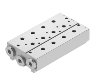 Colector original Festos VABM-B10-20E-G38-6 576343 para válvulas solenoides VUVS - Product Image 2