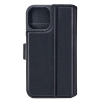 Uthai — étui de téléphone en cuir véritable détachable avec porte-cartes EMF, pour iPhone 13 Pro Max, protection Anti-Radiation, porte-cartes à 4 poches