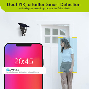 Nhà Sản Xuất Ban Đầu Màu Tầm Nhìn Ban Đêm Hai Cách Phát Hiện Chuyển Động Âm Thanh 4MP Wifi 4G Sim Thẻ Ptz Ống Kính Kép Năng Lượng Mặt Trời Máy Ảnh - Product Image 3