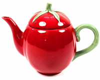 Service de table en porcelaine fine de style américain avec motifs tomates et fruits – Vaisselle pour la rentrée scolaire