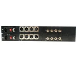Conversor de vídeo e áudio digital para tv, equipamento de transmissão de vídeo e áudio estéreo 3gsdi/xlr