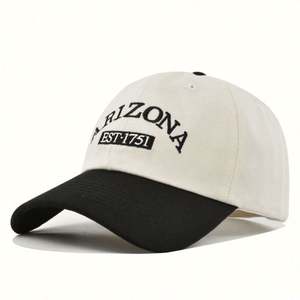 Gorras de Béisbol Deportivas Personalizadas, Suaves y Sin Estructura, Gorra de Béisbol de 6 Paneles de Dos Colores, Estilo Dad Hat - Product Image 4