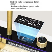 Évier de cuisine intelligent multifonctionnel en acier inoxydable de luxe avec cascade, affichage numérique, évier intelligent à encastrer