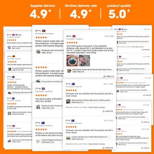 Индивидуальные роскошные мягкие этикетки для одежды, пришивные или приклеиваемые, с размером и именем, 12 цветов, тканые этикетки для воротника, для одежды, сумок, обуви - Product Image 4