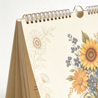 Impresión de Calendarios de Pared Personalizados al por Mayor, Calendario Mensual de Pared con Espiral