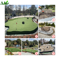 Gazon artificiel pour putting green AAG Golf |   Tapis de gazon synthétique 10 mm 12 mm 15 mm 18 mm 20 mm |   Fournisseur de tapis de golf en Chine