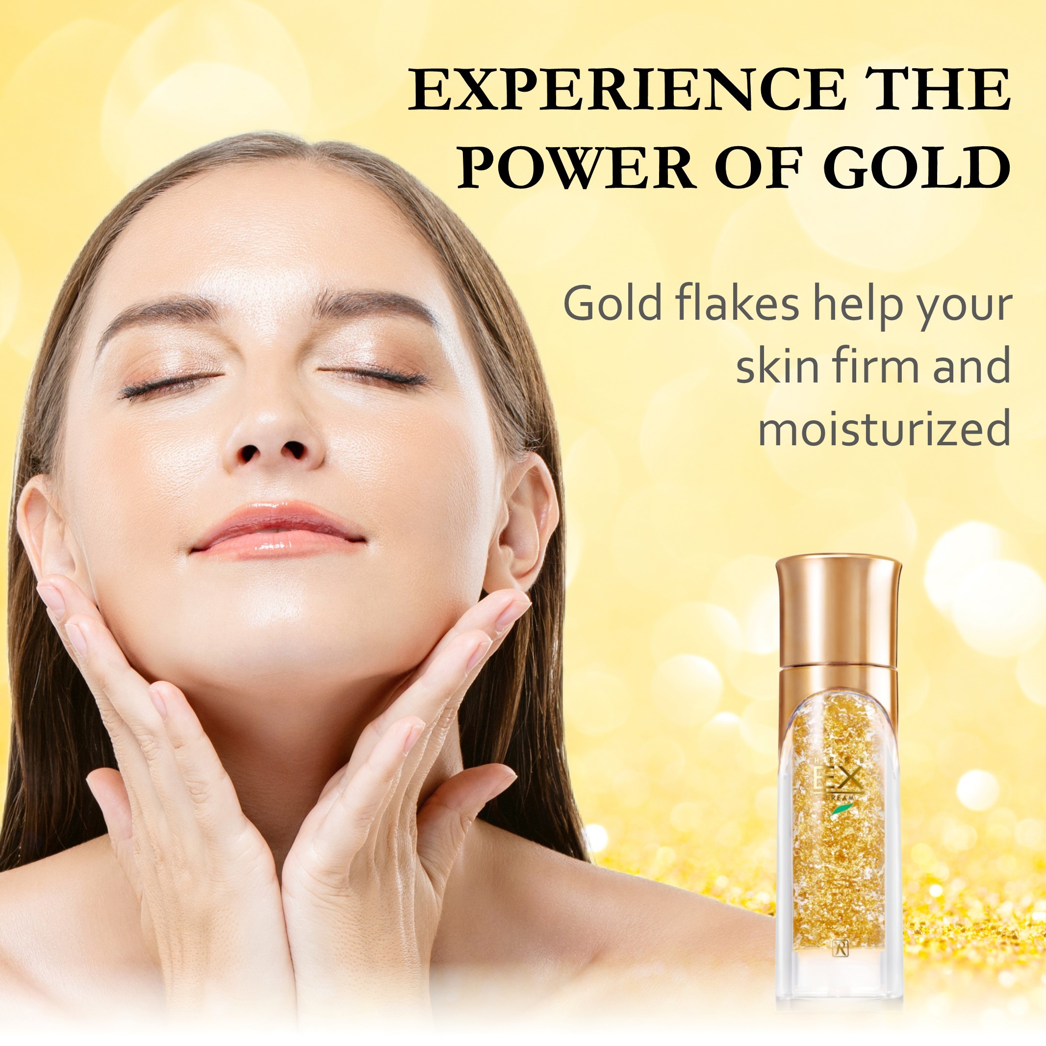 Royal Cosmetics Royal Herb EX Light Gel Gold Moisturizing Firming 
