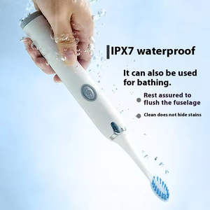 แปรงสีฟันไฟฟ้าแบบพกพา ชาร์จซ้ำได้ ปลอดภัยต่อสิ่งแวดล้อม ระบบโซนิค กันน้ำระดับ IPX7 ใช้งานได้นาน 90 วัน ขายส่ง - Product Image 2