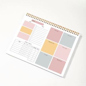 Small Batch Customized Calendar to Do List Wholesale Agendas Goal Schedule Journals Memo Record Undated Weekly Planners for Work - Product Image 1