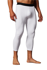 <span class=keywords><strong>Pantaloni</strong></span> Sportivi da <span class=keywords><strong>Uomo</strong></span> a Compressione 7/8, Traspiranti, Anti-Sfregamento, Elasticizzati in Quattro Direzioni con Tasca Laterale per OEM ODM - Product Image 4