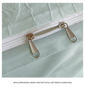 Parure <span class=keywords><strong>de</strong></span> lit unie infroissable avec <span class=keywords><strong>drap</strong></span>-<span class=keywords><strong>housse</strong></span> à poches profondes pour hôtels, complexes hôteliers et chambres d'hôtes - Product Image 6