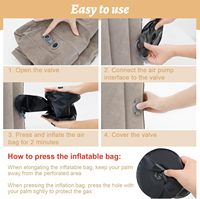 Inflatable Reading Pillow, Laptop Lap Desk with Inflatable Bag, Gaming Pillows for Bed, Couch, Floor, Leg Elevation Pillow