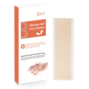 Feuilles de gel de silicone BCK pour cicatrices, 3 pièces, lavables et réutilisables, pour cicatrices neuves et anciennes - Product Image 1