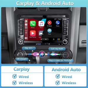 Radio para Auto Podofo de 7 Pulgadas con Android, CarPlay, GPS, WiFi, HiFi, RDS, USB, Específico para VW Polo y Skoda - Product Image 2