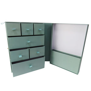 高級ビクトリアセヴレットクリスチャンジュエリーアドベントカレンダーボックスUVアドバンテージホイルとスポンジライナー美容メイクターゲット - Product Image 3