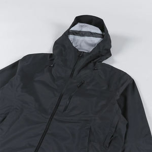 Produttore di Giacche Impermeabili, Giacche Hardshell per Esterni, Giacche Antivento Invernali OEM per <span class=keywords><strong>Uomo</strong></span>, Nere - Product Image 5