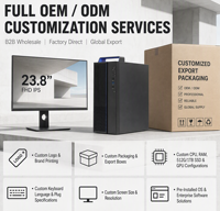 Hygon 3350 8 Çekirdekli 3.0GHz Tam Ofis İş İstasyonu | 16GB RAM, 512GB M.2 NVMe SSD, 2GB Harici GPU, 15L Tower 23.8 inç Monitör ve USB Klavye ve Fare