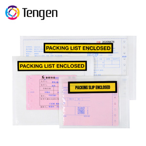 Bolsas <span class=keywords><strong>de</strong></span> envío transparentes, sobres <span class=keywords><strong>de</strong></span> lista <span class=keywords><strong>de</strong></span> embalaje con bolsillo, impermeables, 4,5x5,5, 7,5x5,5, <span class=keywords><strong>precio</strong></span> al por mayor - Product Image 2