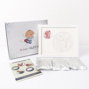 Cadre photo commémoratif personnalisable <span class=keywords><strong>et</strong></span> imperméable pour empreintes de mains <span class=keywords><strong>et</strong></span> de pieds de bébé, décoration d'intérieur avec <span class=keywords><strong>peinture</strong></span> numérique sur pin de Nouvelle-Zélande - Product Image 6