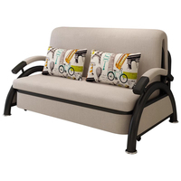 Sofá Cama Moderno con Espacio de Almacenamiento, Tapizado en Tela, en Oferta, Ahorra Espacio, Sofás para Sala de Estar, Muebles de Sofá Cama