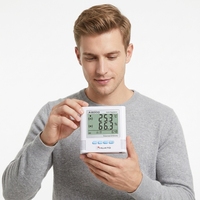 Thermomètre numérique et hygromètre d'humidité relative pour utilisation en laboratoire