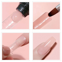 Gel d'extension pour ongles en poly Gel acrylique 36 couleurs OEM Logo personnalisé Marque privée Poly Gel acrylique solide pour ongles