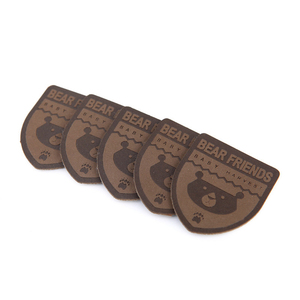 Accessories Factory Low MOQ Custom Jeans Leather <strong>Labels</strong> Size Shape OEM Imitation Leather <strong>Clothes</strong> Badge Patch Leather <strong>Label</strong> <strong>Maker</strong> - Product Image 3