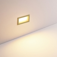 Lumière LED 6W IP65 étanche en aluminium avec diffuseur acrylique, encastrée pour mur extérieur, jardin, marche d'escalier, avec garantie de 5 ans
