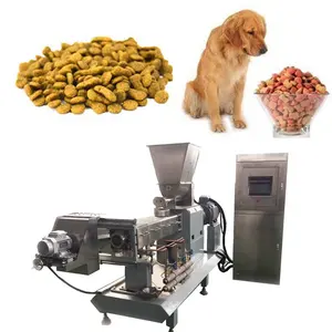 Automatic Pet And Dog Feed Making Extruder Production Line Cat Food Processing Product Machine Manufacture