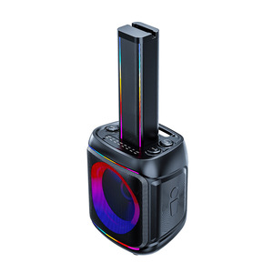 Bluetooth <b>Speaker</b> Portable Wireless <b>Microphone</b> With Led Light Outdoor Karaoke Fitness Square Dance Home Party Use - Product Image 3