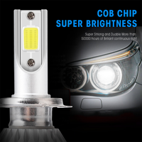 Phares led cob très brillants, 10 pièces, puce C6 H1, 2700k, 3000k, 100 — 110lm/w, 1500ma, pour éclairage de voiture, livraison gratuite, 4000