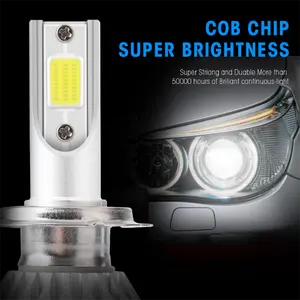 Kostenlose Muster Super Bright LED-Scheinwerfer C6 H1 LED-Cob-Chip 2700k 3000k 4000k 100-110lm/w 1500mA c6 LED-Chip für die Auto beleuchtung