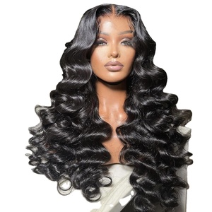 Okm kent sans colle Full HD Lace Front perruques perruques de cheveux humains pour les femmes noires vague lâche brut vierge vietnamien <span class=keywords><strong>Wg</strong></span> - Product Image 2