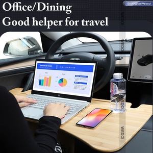 ชุดพวงมาลัยรถถาดแล็ปท็อปสำหรับ <span class=keywords><strong>Tesla</strong></span> รุ่น3 /<span class=keywords><strong>y</strong></span> อุปกรณ์เสริมพวงมาลัยอาหารโต๊ะทำงานแบบพกพา - Product Image 2