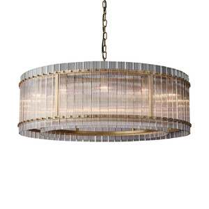 <span class=keywords><strong>Lampadario</strong></span> in vetro lineare moderno americano di lusso finitura oro con 12 <span class=keywords><strong>sfere</strong></span> di vetro bianco per la cucina soggiorno e corridoio - Product Image 6