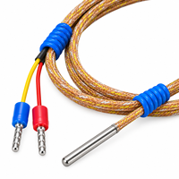 Termokopel probe ultra-halus tipe K, probe tahan suhu tinggi, sensor suhu termokopel ultra-halus tipe T dan tipe J