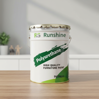 Peinture liquide polyuréthane écologique Runshine de qualité supérieure, laque transparente haute brillance durable pour meubles en bois
