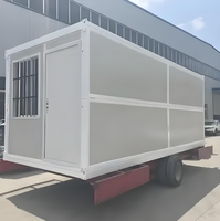 Maison préfabriquée modulaire, conteneur pliable de 20 pieds, Casa Contenedor 2026, nouveau style, dortoir pour travailleurs