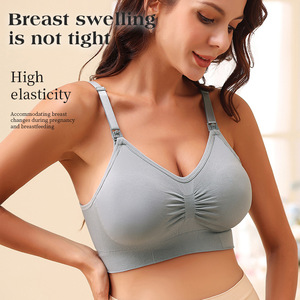 Reggiseno <span class=keywords><strong>Allattamento</strong></span> Donna Taglie Forti Premaman e Postparto con Apertura per l'<span class=keywords><strong>Allattamento</strong></span> - Product Image 2