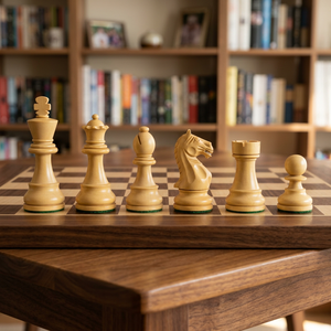 Handmade Sheesham <b>Wooden</b> <b>Chess</b> Pieces <b>Set</b> King Queen Bishop Knight Rook Pawn Natural Finish Eco-Friendly Unisex Various Colors - Product Image 3